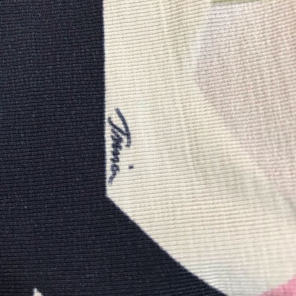 🆕 TRINA TURK size 6 & 0 Aptos confetti faille dress pink blue yellow ora… - Picture 10 of 12